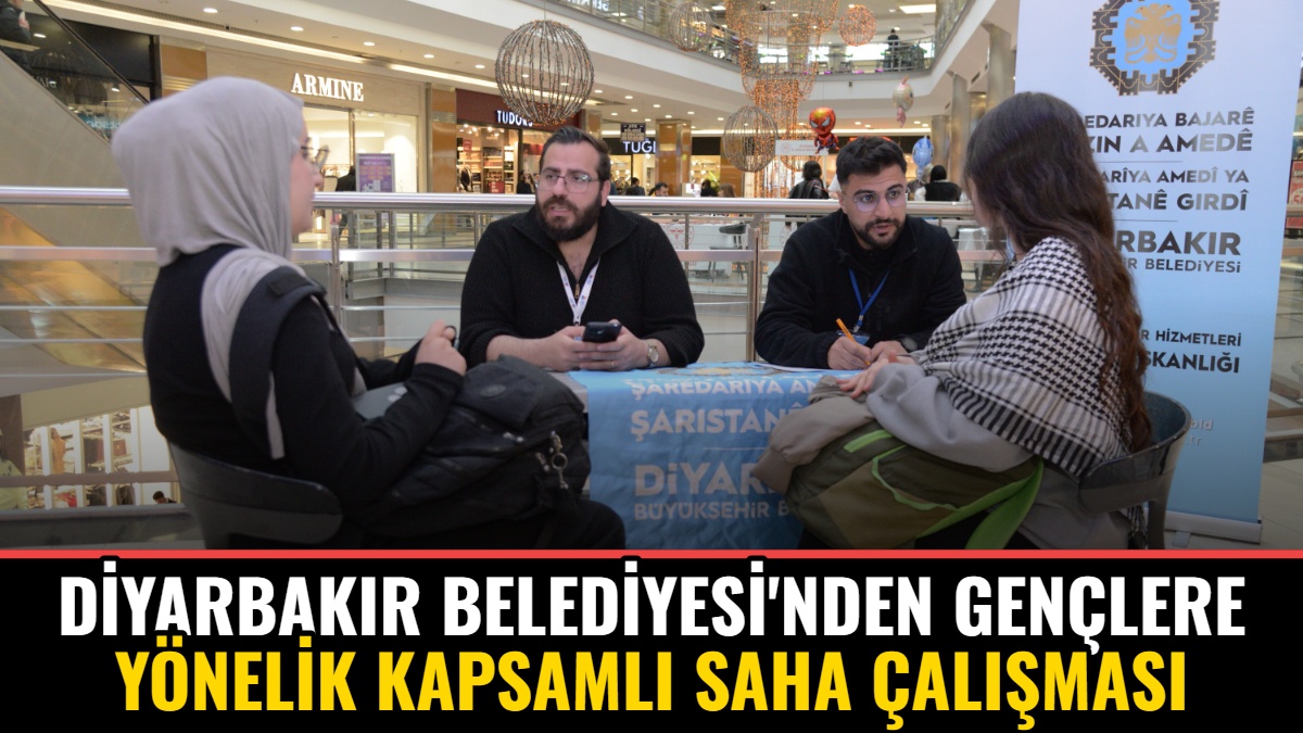 Diyarbakır Belediyesi'nden Gençlere Yönelik Kapsamlı Saha Çalışması