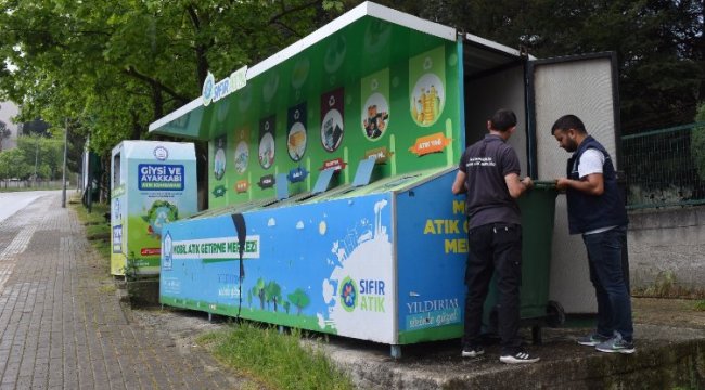 Yıldırım’da atıkların dönüşümü için mobil çözüm